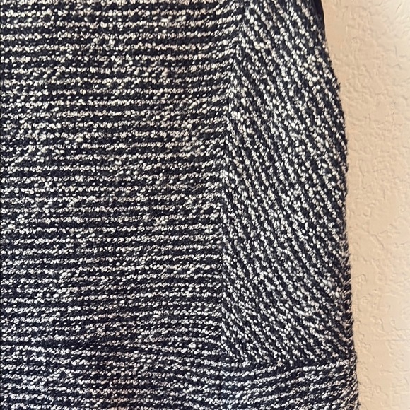 J. Crew 6 Black and White wool blend Sleeveless Dress - Picture 3 of 6